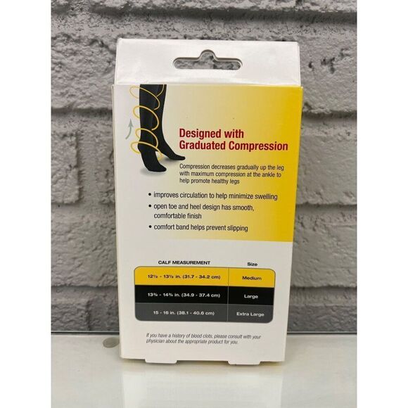 3M Futuro Compression Sock Beige Unisex Size M - Picture 5 of 6